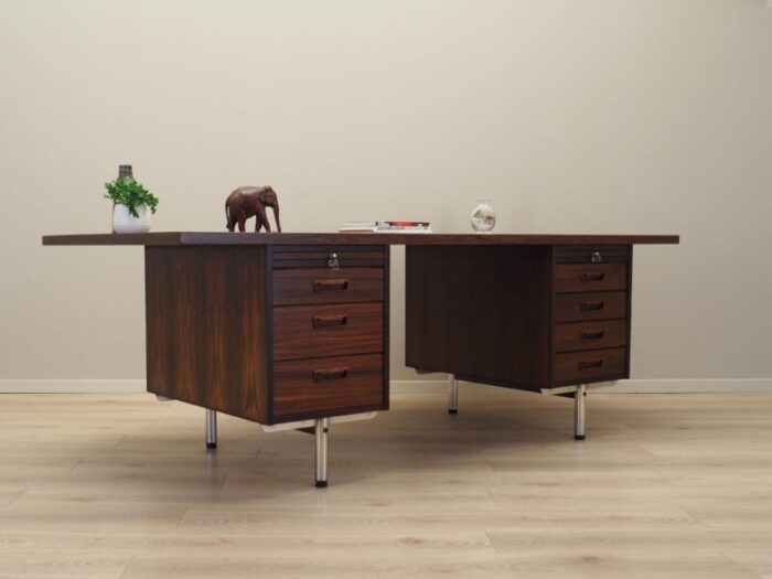 danish rosewood desk from duba mbelindustri 1970s 8713