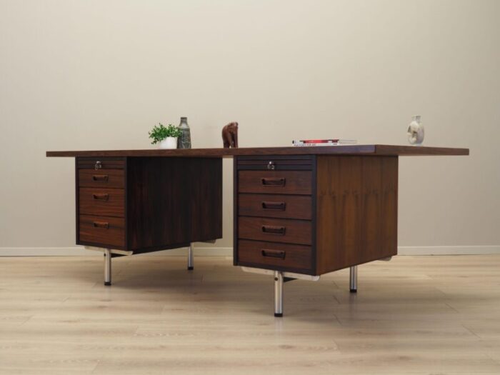 danish rosewood desk from duba mbelindustri 1970s 9901