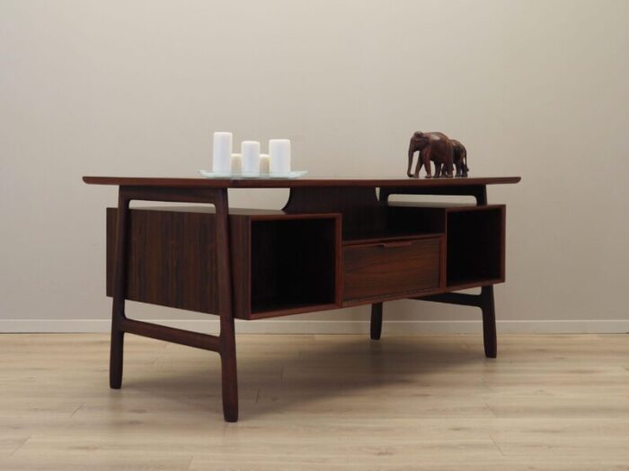 danish rosewood desk from omann jun 1970s 8744