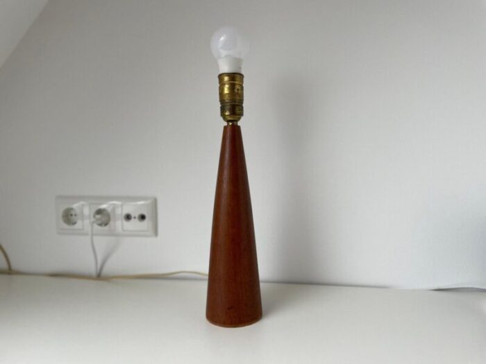 danish teak floor lamp on vintage sideboard 1960s 1