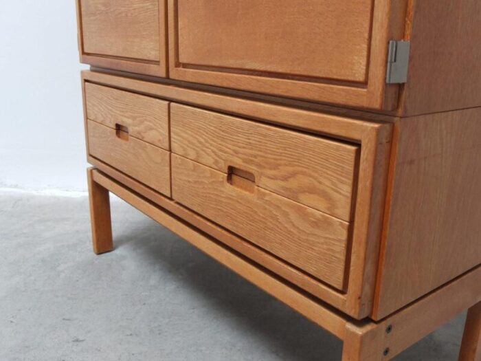 decorative n line bar cabinet in oak by gebroeders neirinck 1968 2240