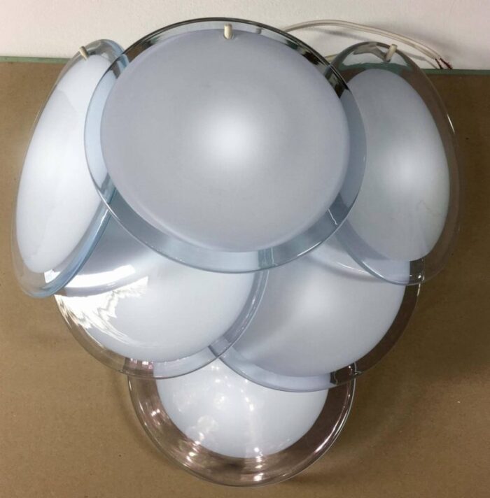 disc sconces by vistosi murano 1970s set of 2 3 1