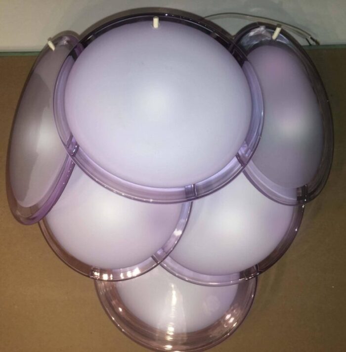 disc sconces by vistosi murano 1970s set of 2 5 1