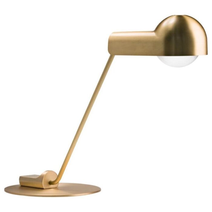 domo brass table lamp by joe colombo for hille 1