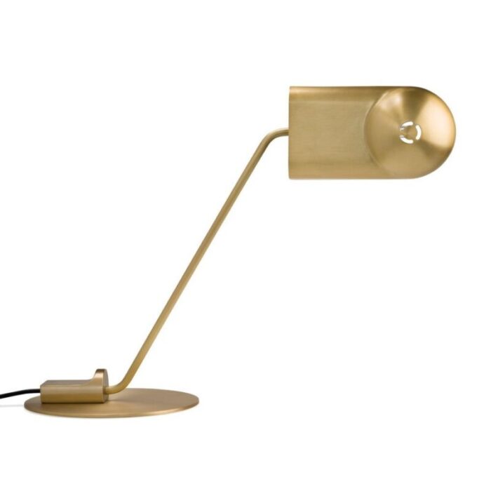 domo brass table lamp by joe colombo for hille 2