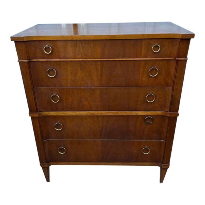 drexel furniture vintage neoclassical five drawer dresser 1689