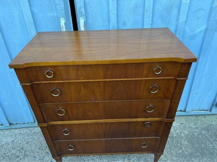 drexel furniture vintage neoclassical five drawer dresser 3668