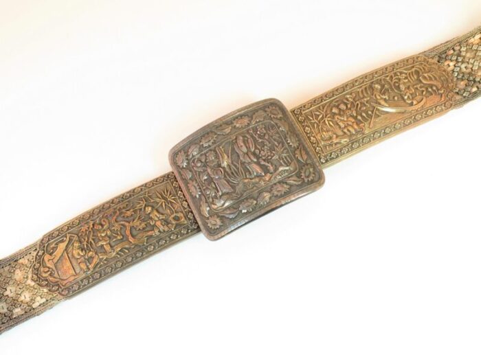 early 19th century china 1830s asian silver belt 2274