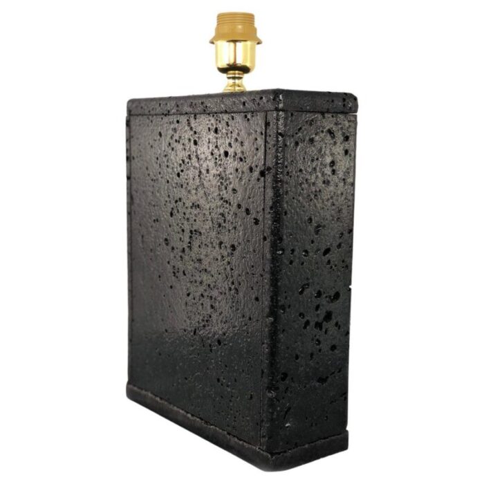 etna lava stone table lamp from grafiche desuir set of 2 1