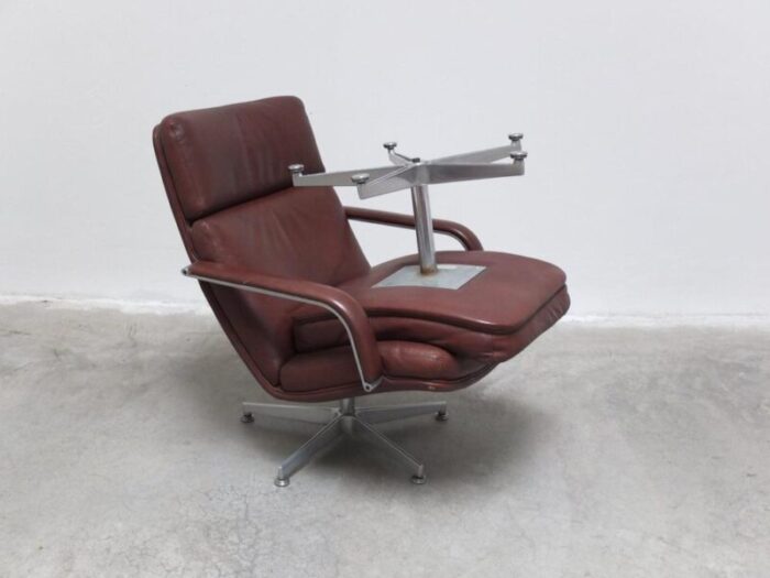 f141 lounge chair with ottoman by geoffrey harcourt for artifort 1972 set of 2 8735