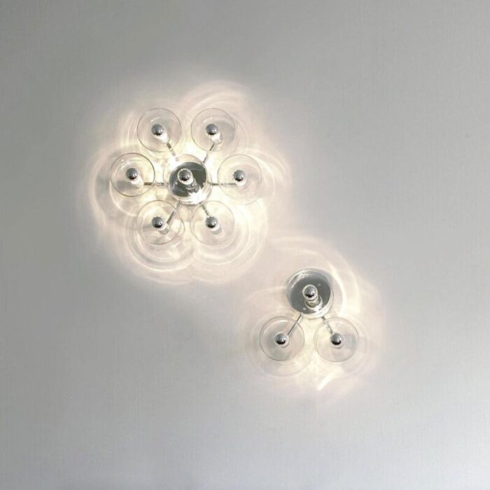 fiore wall lamps by marta laudani marco romanelli for oluce set of 2 2