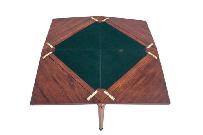 folding game table western europe circa 1910 antique 6 master