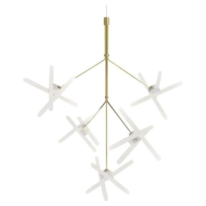 forgotten steel chandelier lamp by pepe cortes for bd barcelona 1