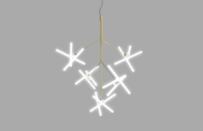 forgotten steel chandelier lamp by pepe cortes for bd barcelona 5