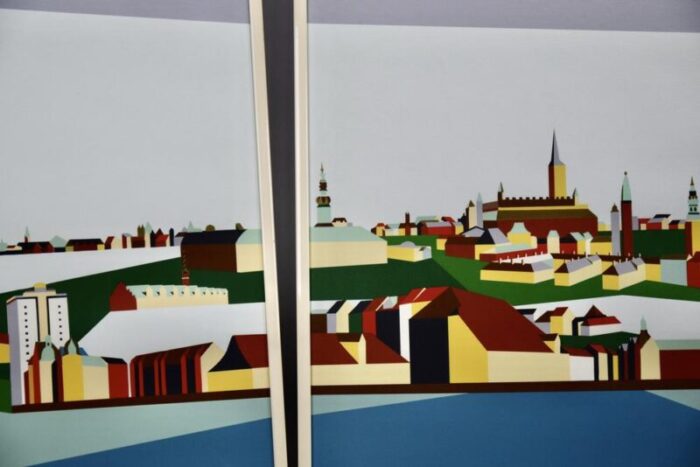 franco costa copenhagen triptych 1985 serigraphs set of 3 1878