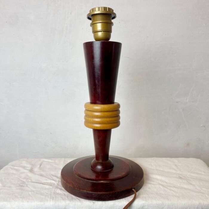 french mahogany and maple lamp 6