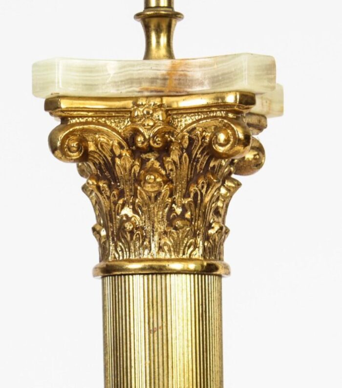 french ormolu and onyx table lamp 19th century 6