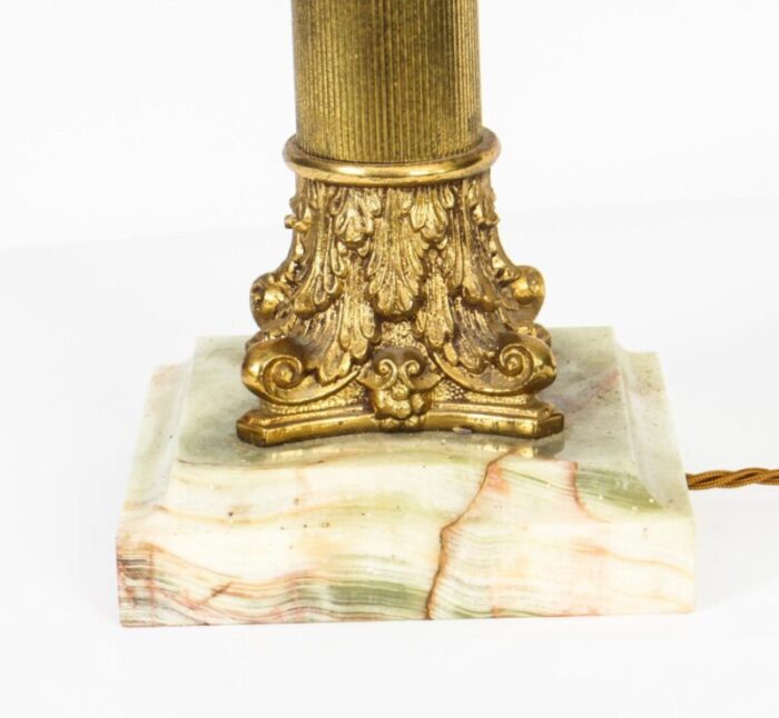 french ormolu and onyx table lamp 19th century 7