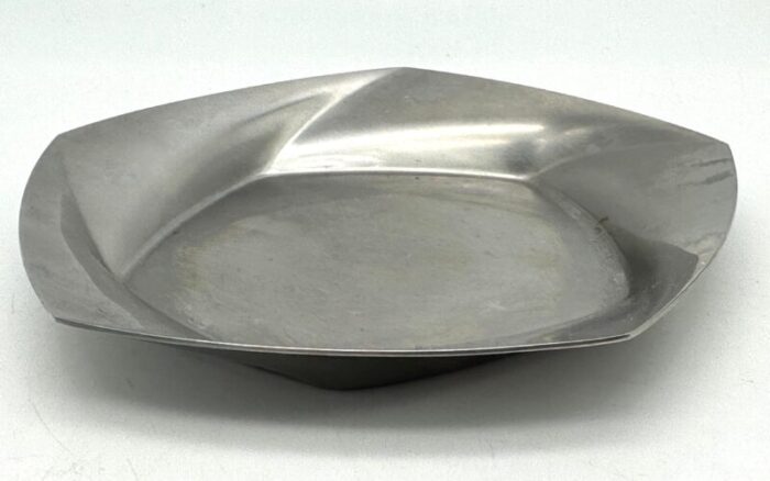 georg jensen stainless steel pentagon coaster dish 2754