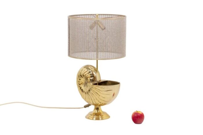 gilt bronze table lamp 1970s 10