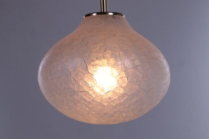 glass pendant lamp from doria leuchten germany 1960s 3