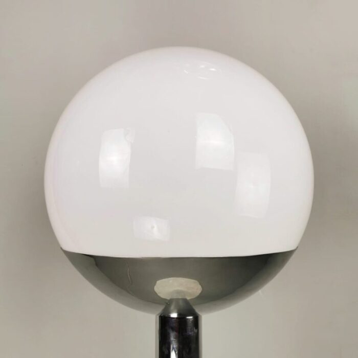 glass sphere floor lamp by pia guidetti crippa for luci milano 1970s 2