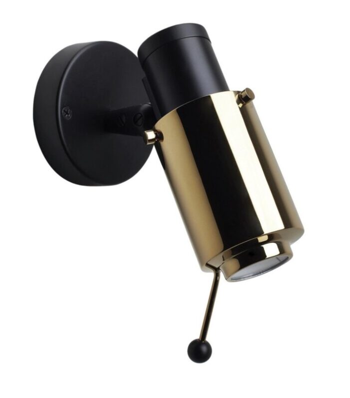 gold biny spot wall lamp by jacques biny for rima 3