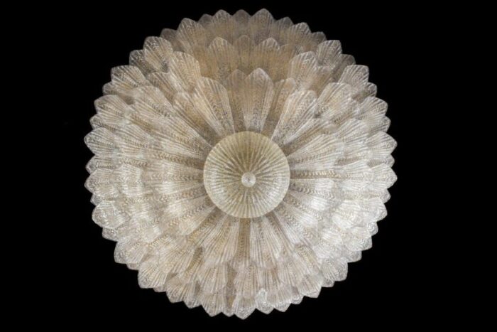 gold leave murano glass ceiling light or flush mount 16