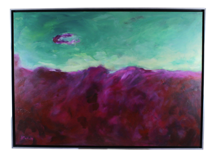 hans henrik husemann terra magenta iii acrylic on canvas 2479