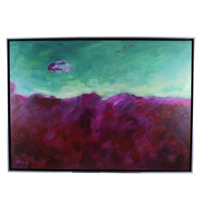 hans henrik husemann terra magenta iii acrylic on canvas 5964