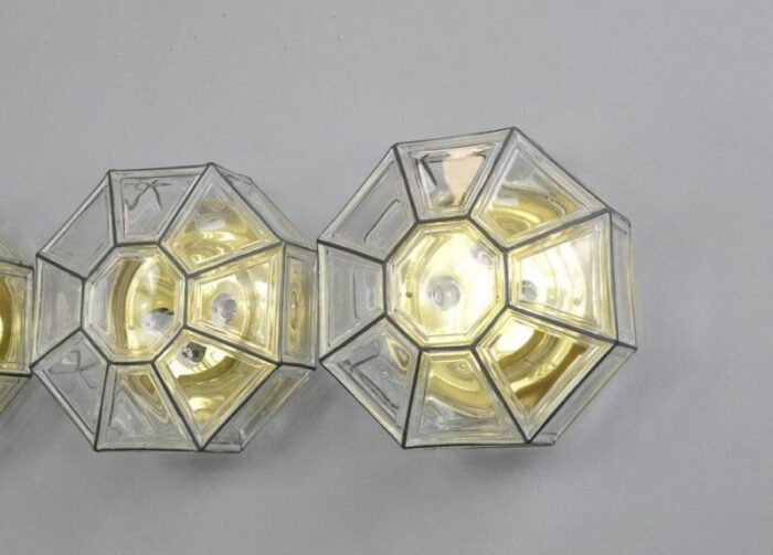 hollywood regency wall lights by limburg 1970s 1