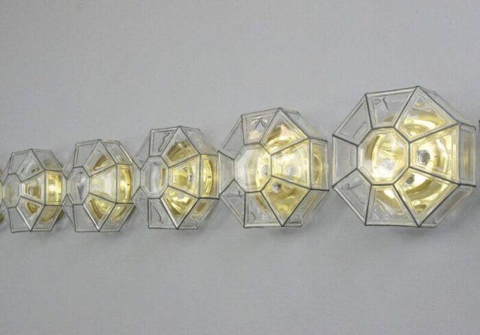 hollywood regency wall lights by limburg 1970s 5