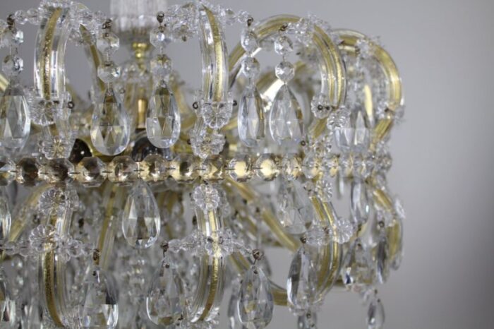 imperial chandelier in crown shape 1950s 10