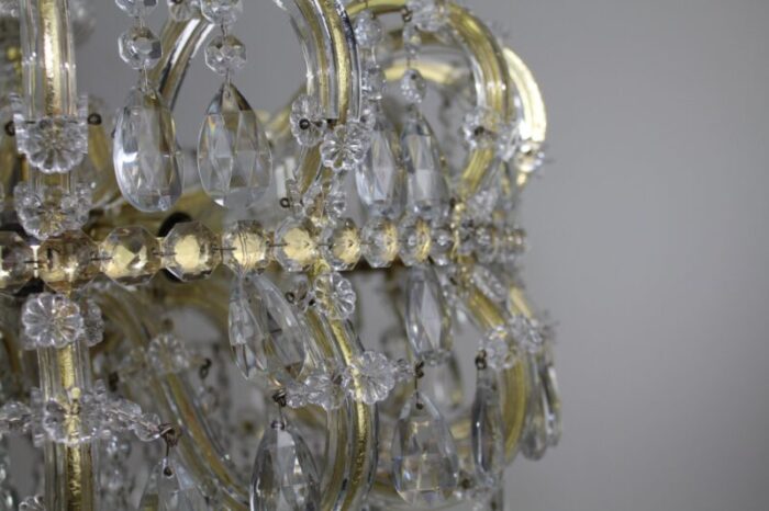 imperial chandelier in crown shape 1950s 13