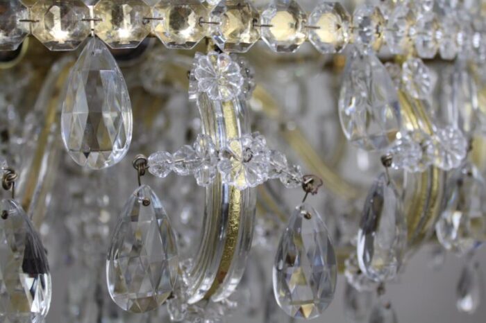 imperial chandelier in crown shape 1950s 14