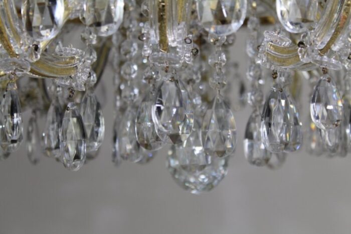 imperial chandelier in crown shape 1950s 16