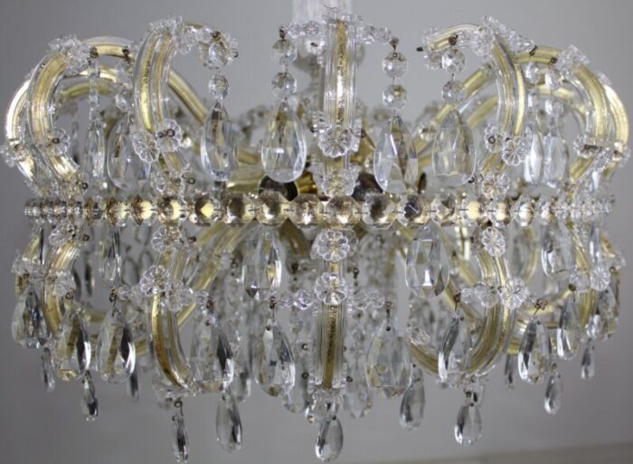 imperial chandelier in crown shape 1950s 6