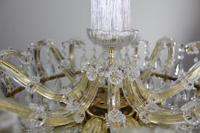 imperial chandelier in crown shape 1950s 9