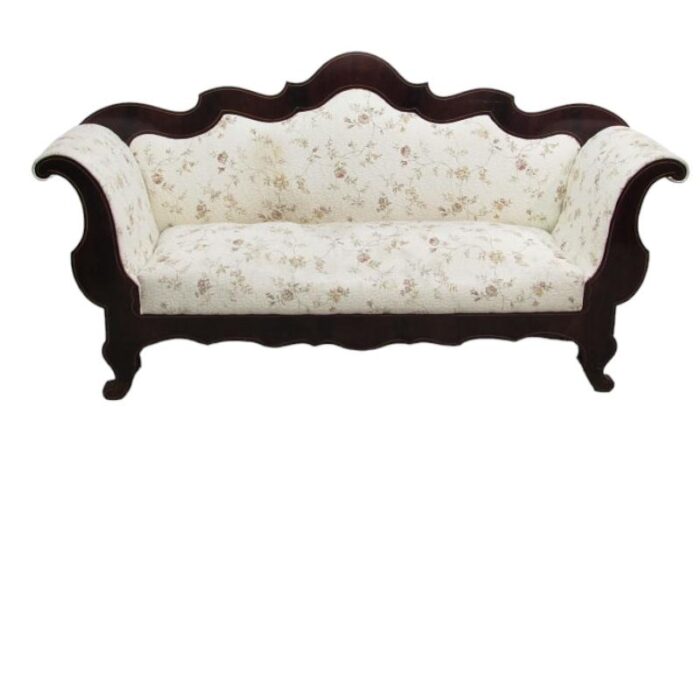 imperio mahogany and marquetry sofa 3410