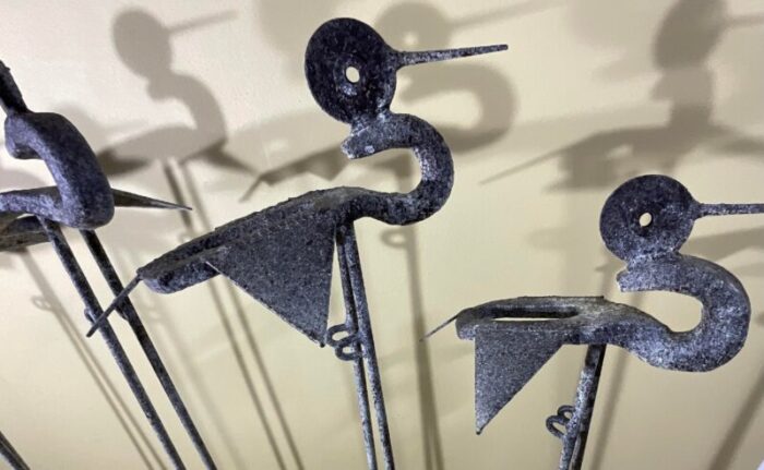 industrial bird sculpture 3210