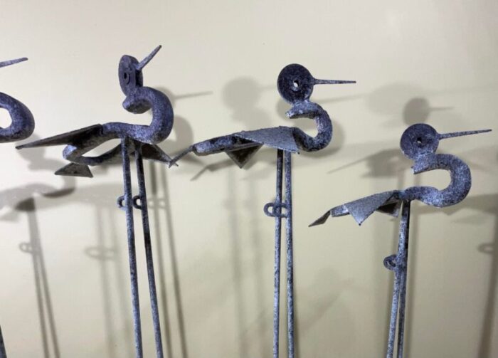 industrial bird sculpture 4838