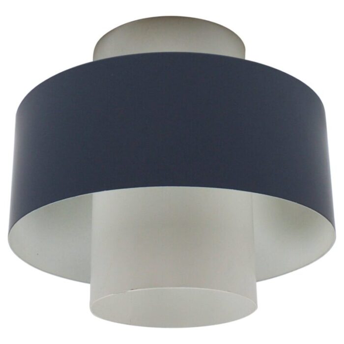 industrial sconce or flush mount by louis kalff for philips eindhoven 1