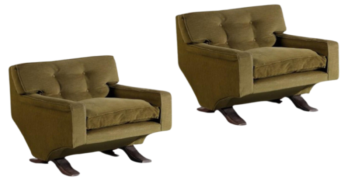 italian armchairs by franz sartori for flexform 1965 set of 2 7201