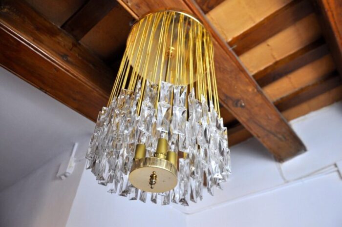 italian chandelier from venini 1970s 4