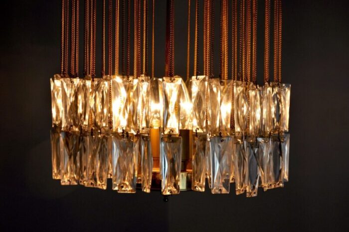 italian chandelier from venini 1970s 6