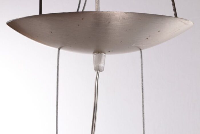 italian hanging lamp in murano glass from mazzega italy 1990 8