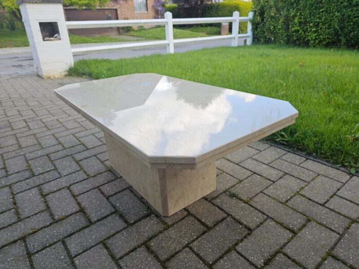 italian marble coffee table 1970s 1585