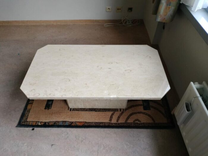 italian marble coffee table 1970s 2631