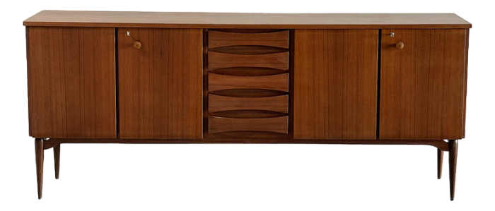 italian modern teak sideboard by vittorio dassi 1960s 1895