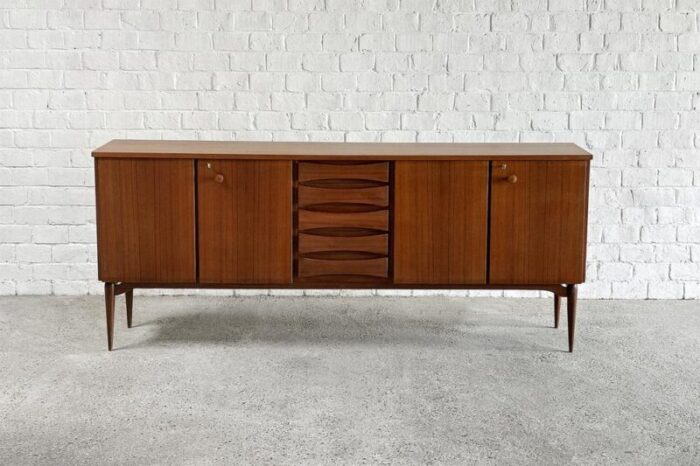 italian modern teak sideboard by vittorio dassi 1960s 8512